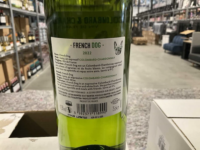 2022 french dog witte wijn (54x) - afbeelding 2 van  4