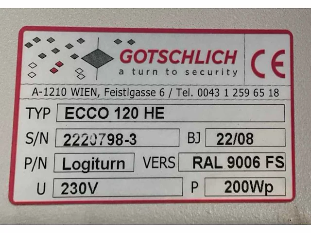 2022 gotschlich ecco 120 he tourniquet - afbeelding 7 van  7