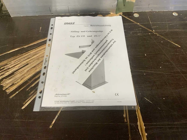 2022 graule zs 170 radiaalafkortzaagmachine - afbeelding 8 van  9