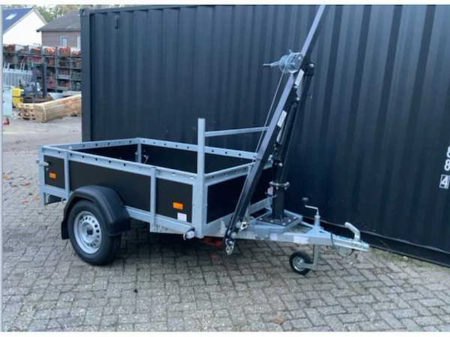 2022 hapert amigo aanhangwagen bakwagen enkelas met kraan - afbeelding 1 van  6