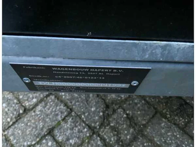 2022 hapert amigo aanhangwagen - afbeelding 5 van  6