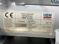 2022 hbm low-noise oil-free luchtcompressor mini - afbeelding 4 van  4