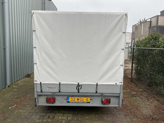 2022 henra 27b tandemasser aanhangwagen met huif (32-wgl-8) - afbeelding 5 van  11