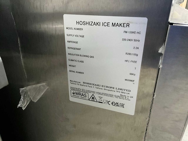 2022 hoshizaki fm-120ke-hc crushed ijsmachine - afbeelding 2 van  12