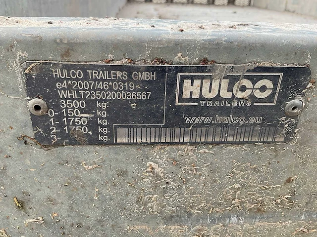 2022 hulco terrax-2 aanhangwagen - afbeelding 3 van  11