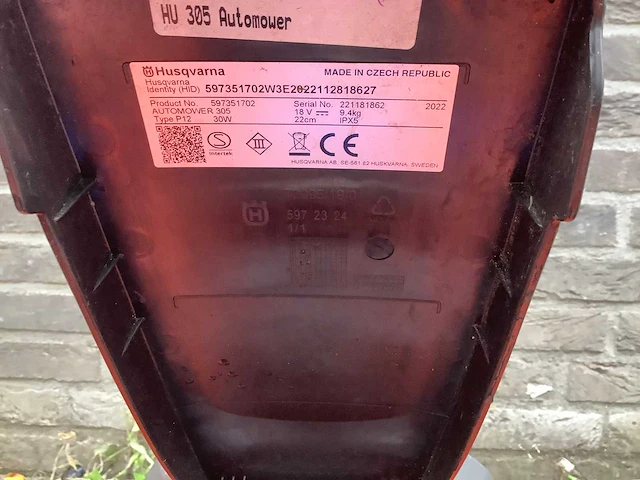 2022 husqvarna 305 robotmaaier - afbeelding 5 van  5