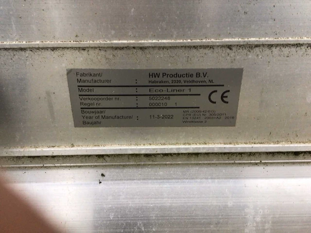 2022 hw eco-liner aluminium vrijdragende elektrische schuifpoort - afbeelding 2 van  6