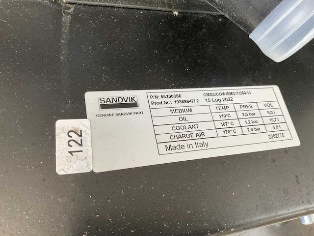 2022 hydac vrx cms3/cow/smc/1/250-11 koeler - afbeelding 8 van  17