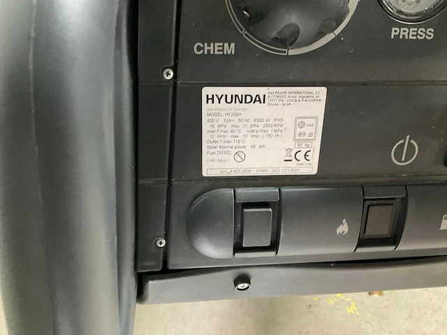 2022 hyundai hy200h stoomreiniger - afbeelding 4 van  4