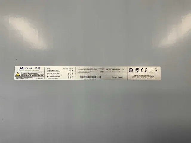 2022 ja solar jam60s21-370/mr zonnepanelen (36x) - afbeelding 2 van  12
