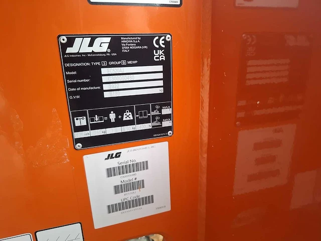 2022 jlg ec520aj hoogwerker - afbeelding 20 van  27