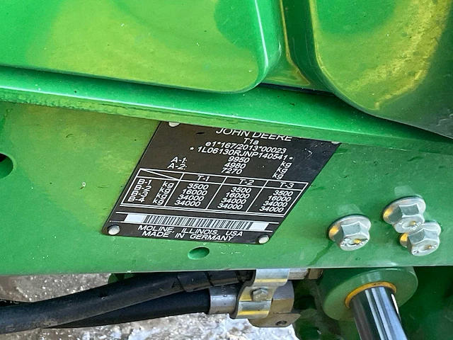 2022 john deere 6130 r premium edition vierwielaangedreven landbouwtractor - afbeelding 31 van  37