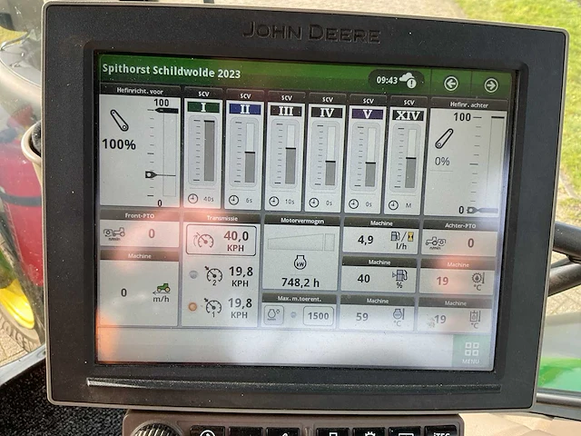 2022 john deere 6155r vierwielaangedreven landbouwtractor - afbeelding 27 van  41