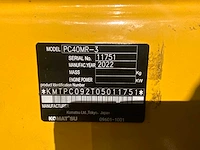 2022 komatsu pc40mr-3 rupsgraafmachine - afbeelding 26 van  32