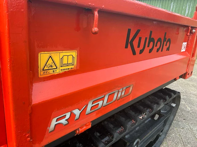 2022 kubota ry 601d dumper - afbeelding 18 van  18