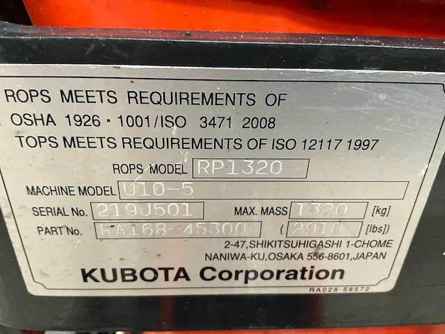 2022 kubota u10-5 minigraafmachine - afbeelding 15 van  23
