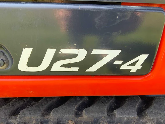 2022 kubota u27-4 minigraafmachine (700 uur) - afbeelding 13 van  46