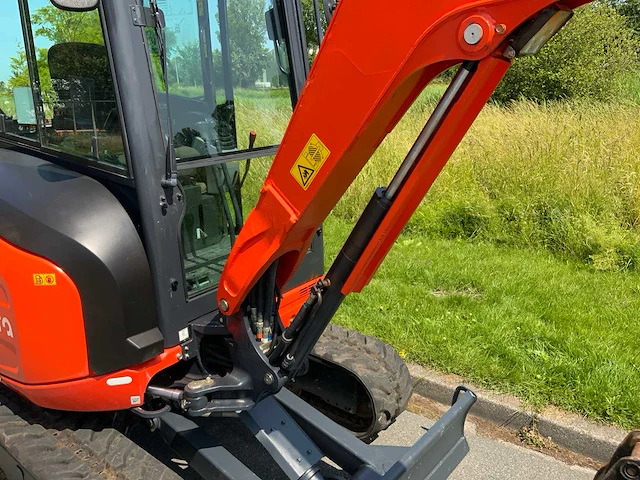 2022 kubota u27-4 minigraafmachine (700 uur) - afbeelding 26 van  46
