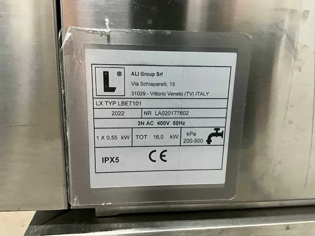 2022 lainox lx typ lbet101 combisteamer - afbeelding 7 van  8