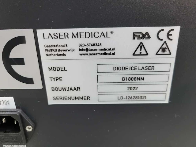 2022 laser medical diode ice laser d1 808nm - afbeelding 9 van  9