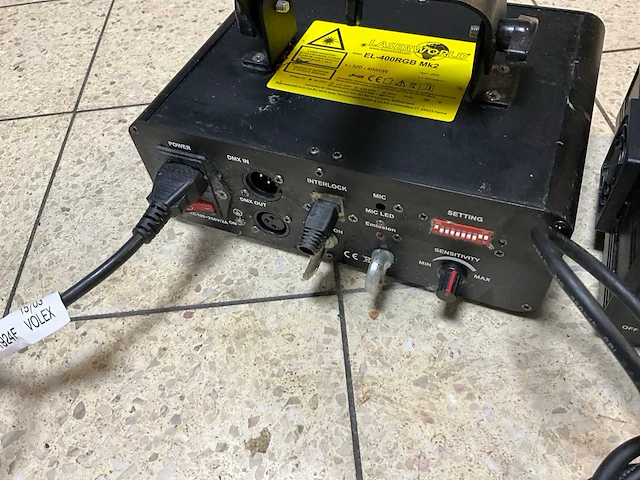 2022 laserworld el-400rgb mk2 lasers (2x) - afbeelding 6 van  7