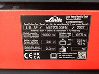 2022 linde l14ap stapelaar - afbeelding 3 van  11