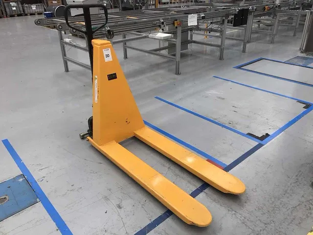 2022 manutan high lift hand hydraulische palletwagen - afbeelding 1 van  6