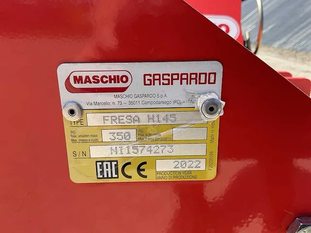 2022 maschio fresa h145 freesmachine - afbeelding 7 van  7