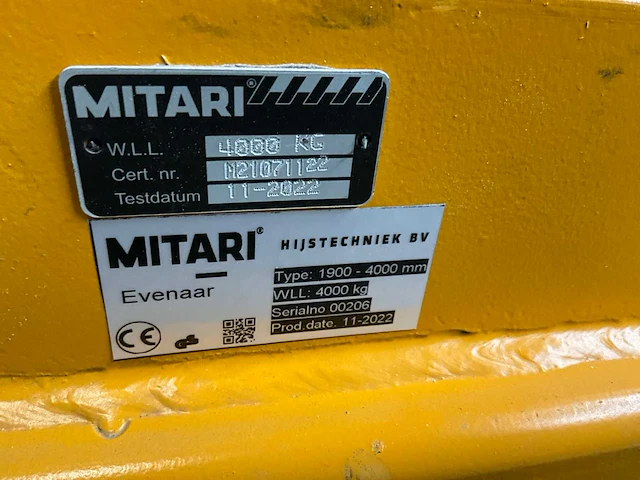 2022 mitari 1900-4000 hijs evenaar - afbeelding 5 van  5