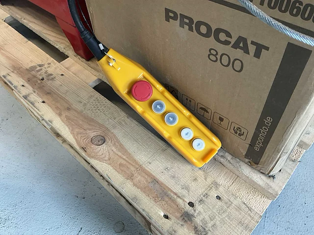2022 msw procat 800 elektrische takel met loopkat - afbeelding 4 van  6