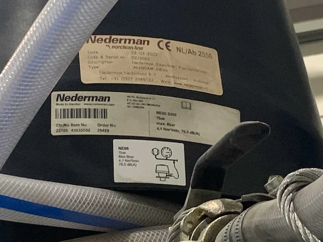 2022 nederman industriële stofzuiger (ab)600am - ne66 - afbeelding 14 van  21