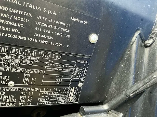 2022 new holland t6.180 autocommand vierwielaangedreven landbouwtractor - afbeelding 15 van  41