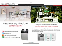 2022 nippon electric nhr-350-1 warmte terugwinningsysteem / ventilatie (6x) - afbeelding 1 van  19