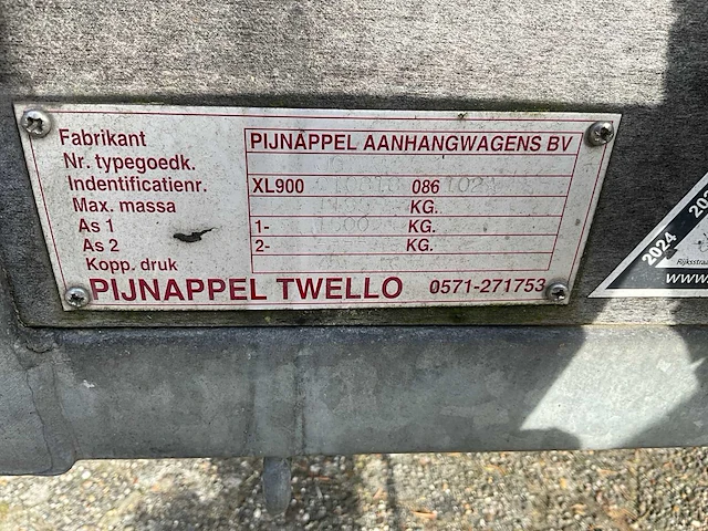 2022 pijnappel jg huifaanhangwagen - afbeelding 8 van  16