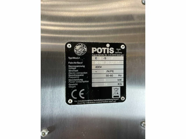 2022 potis e3 dönergrill elektrisch - afbeelding 10 van  13