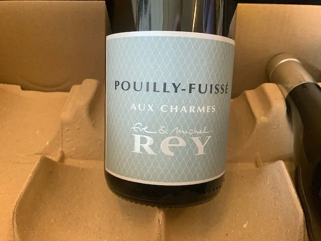 2022 pouilly-fuisse bourgogne aux charmes witte wijn (9x) - afbeelding 1 van  4