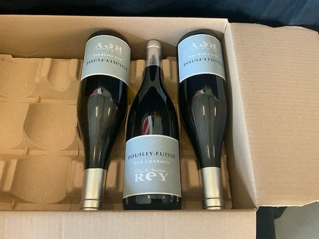 2022 pouilly-fuisse bourgogne aux charmes witte wijn (9x) - afbeelding 3 van  4