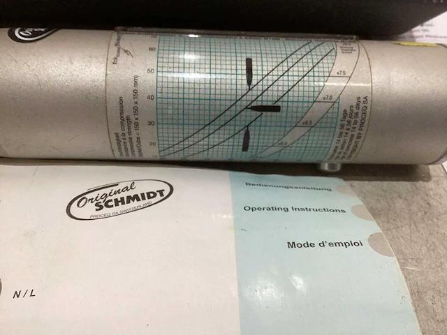 2022 proceq schmidt proceq n-34 betonsterkte meter - afbeelding 3 van  5