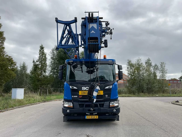 2022 scania p450 xt - sany spc500e mobiele telescoopkraan - afbeelding 12 van  97