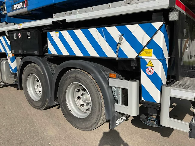 2022 scania p450 xt - sany spc500e mobiele telescoopkraan - afbeelding 27 van  97