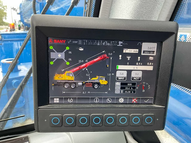 2022 scania p450 xt - sany spc500e mobiele telescoopkraan - afbeelding 38 van  97