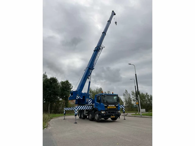 2022 scania p450 xt - sany spc500e mobiele telescoopkraan - afbeelding 39 van  97