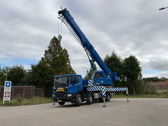 2022 scania p450 xt - sany spc500e mobiele telescoopkraan - afbeelding 42 van  97