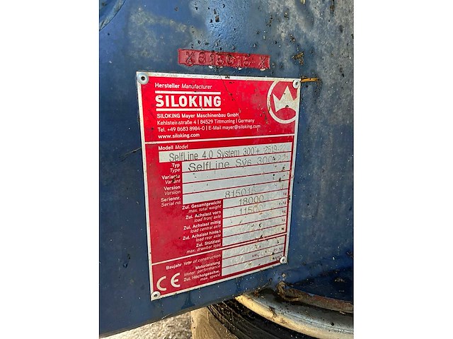 2022 siloking selfline system 300+ 2519 voermengwagen - afbeelding 39 van  44