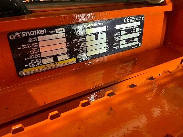 2022 snorkel s3219e hoogwerker - afbeelding 9 van  17