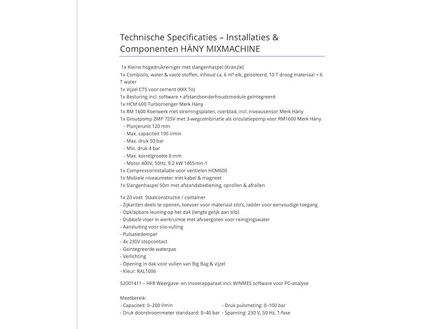 2022 spibo/häny gc 2200/725 grout unit - afbeelding 29 van  39