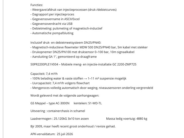 2022 spibo/häny gc 2200/725 grout unit - afbeelding 30 van  39