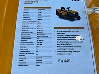 2022 stiga estate 598 mpst 98 hydro zitmaaier - afbeelding 9 van  17