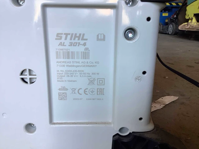 2022 stihl al301-4 acculader - afbeelding 5 van  5