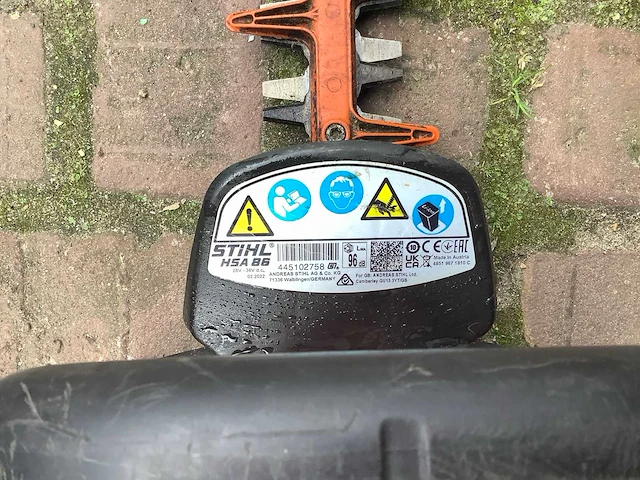 2022 stihl hsa86 heggenschaar - afbeelding 3 van  3